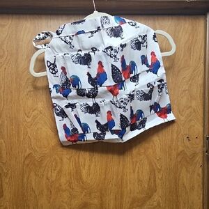 Rooster Print Kitchen Linen